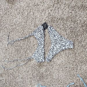 Dalmatian print bathing suit